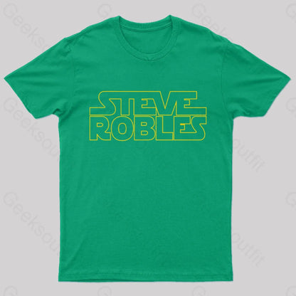 Steve Wars Geek T-Shirt Green / S