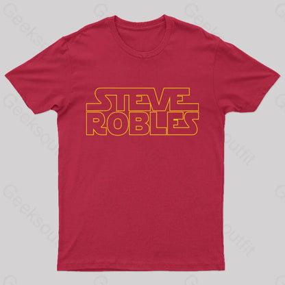 Steve Wars Geek T-Shirt Red / S