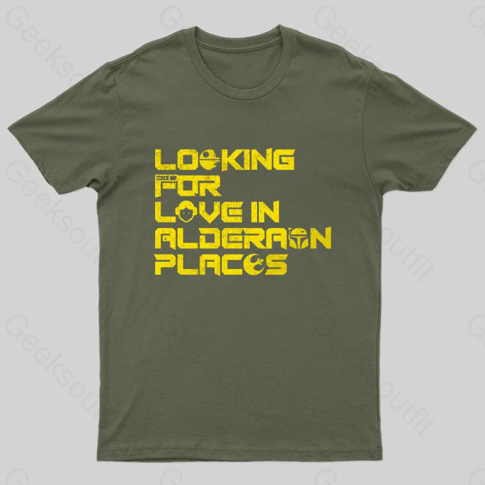 Still Looking Geek T-Shirt Army Green / S