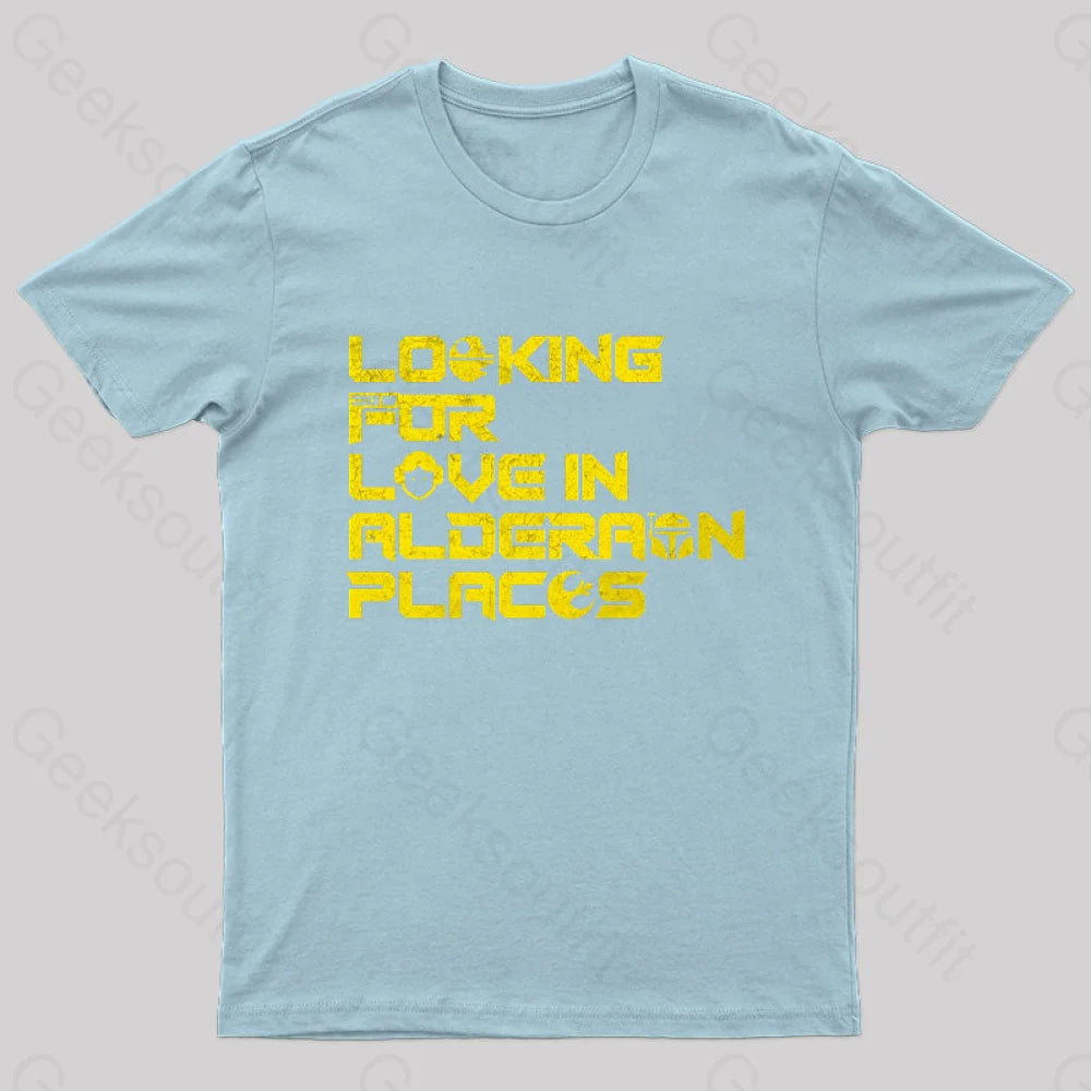 Still Looking Geek T-Shirt Light Blue / S