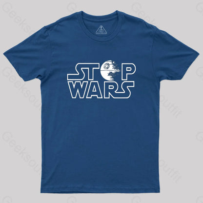 Stop Wars T-Shirt Navy / S