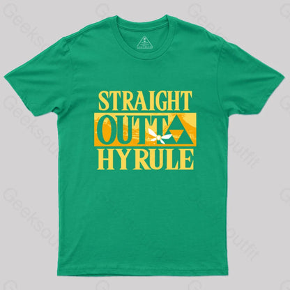 Straight Outta Hyrule T-Shirt Green / S