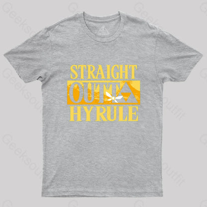 Straight Outta Hyrule T-Shirt Grey / S