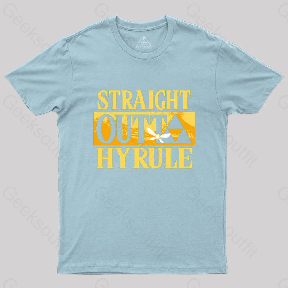 Straight Outta Hyrule T-Shirt Light Blue / S