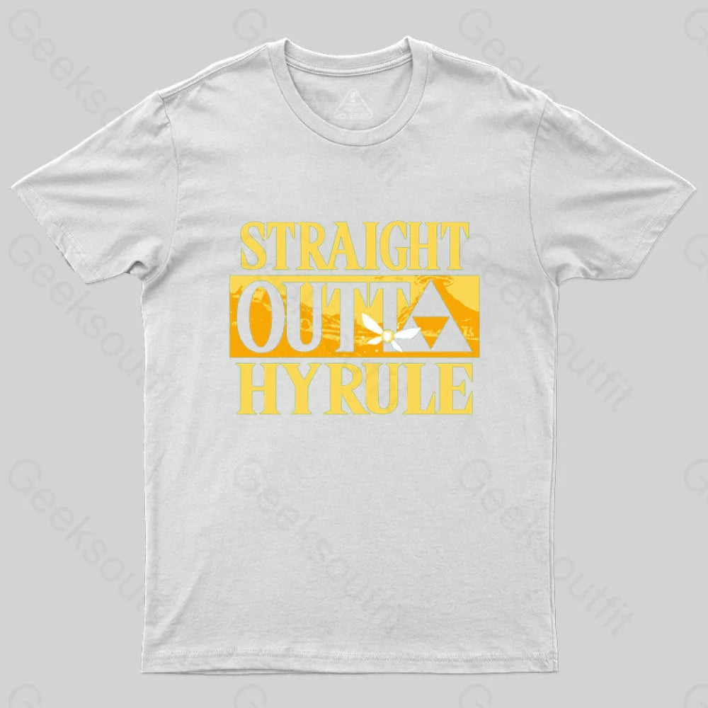 Straight Outta Hyrule T-Shirt White / S