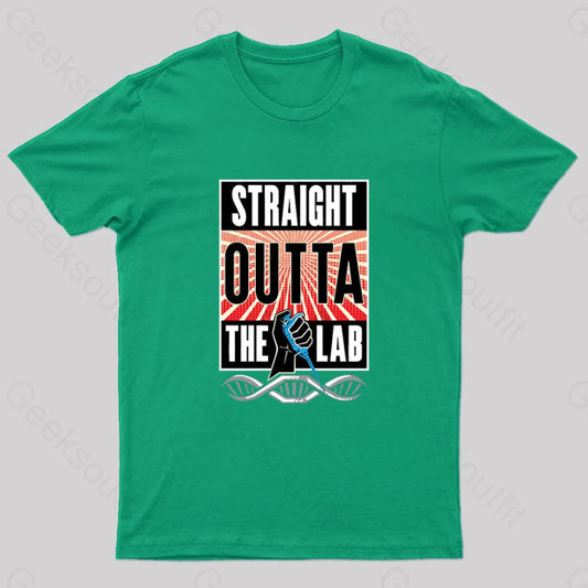 Straight Outta The Lab T-Shirt Green / S