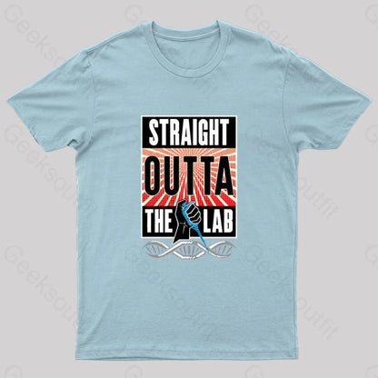 Straight Outta The Lab T-Shirt Light Blue / S