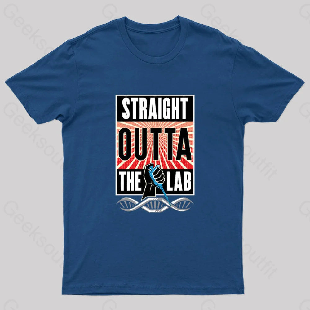 Straight Outta The Lab T-Shirt Navy / S