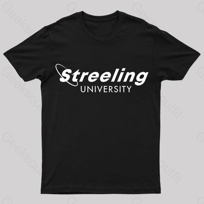 Streeling University Nerd T-Shirt Black / S