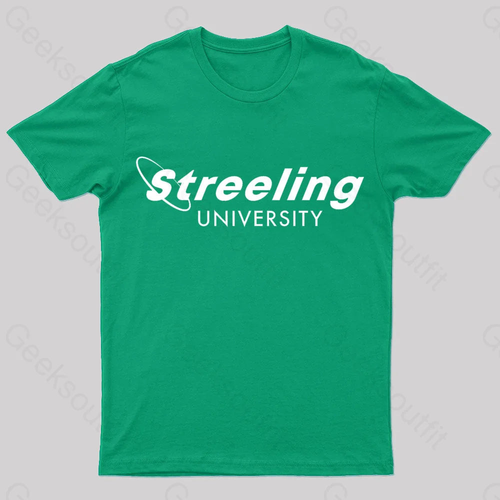 Streeling University Nerd T-Shirt Green / S