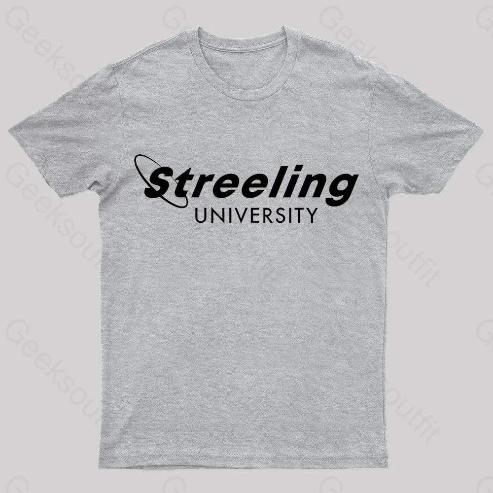 Streeling University Nerd T-Shirt Grey / S