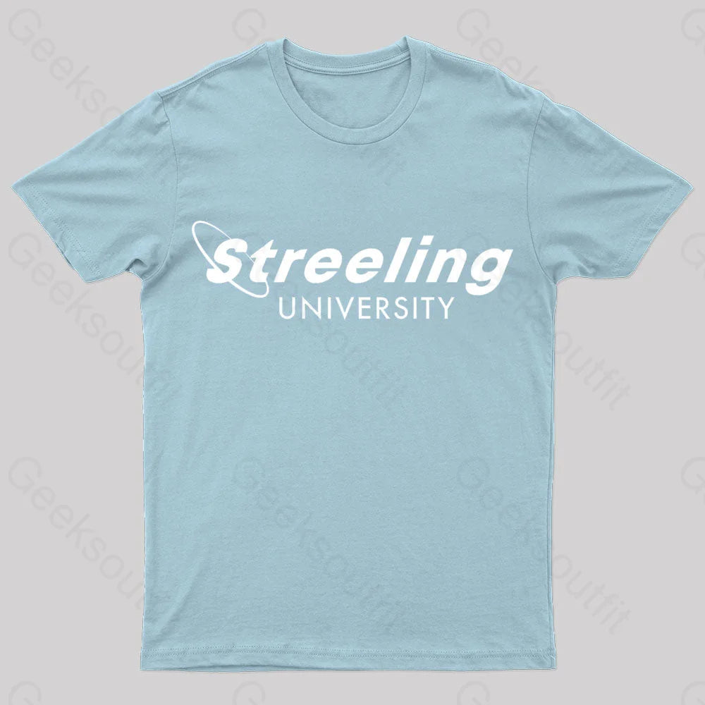 Streeling University Nerd T-Shirt Light Blue / S