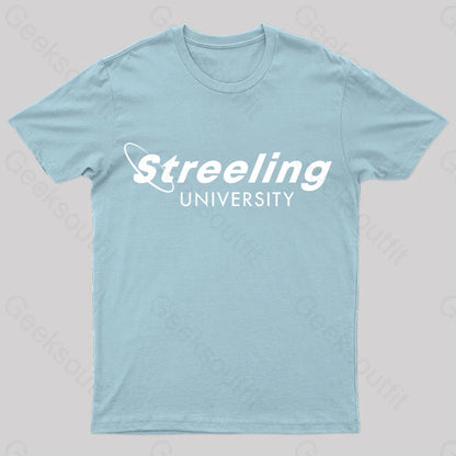 Streeling University Nerd T-Shirt Light Blue / S