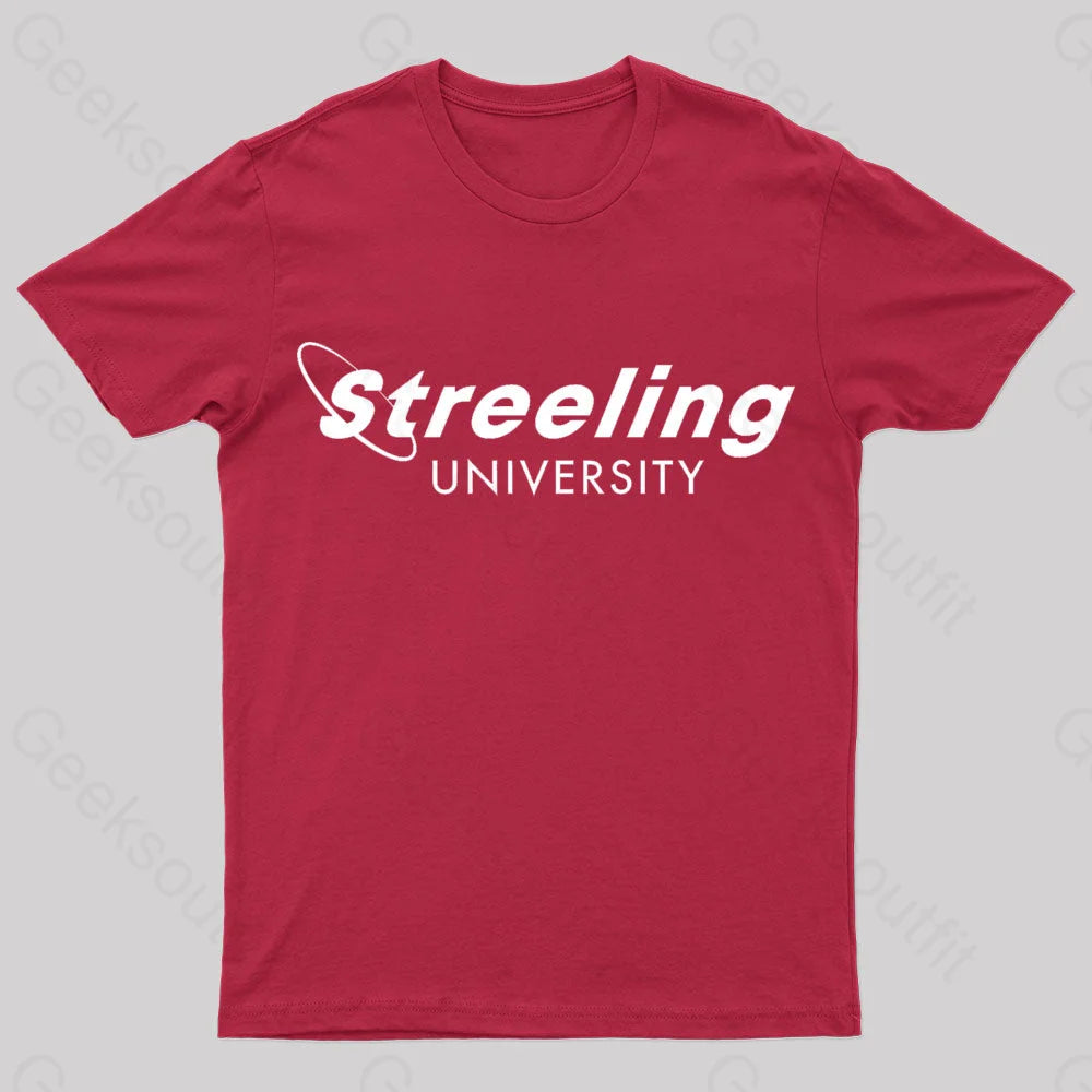 Streeling University Nerd T-Shirt Red / S