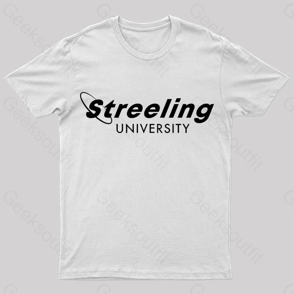 Streeling University Nerd T-Shirt White / S