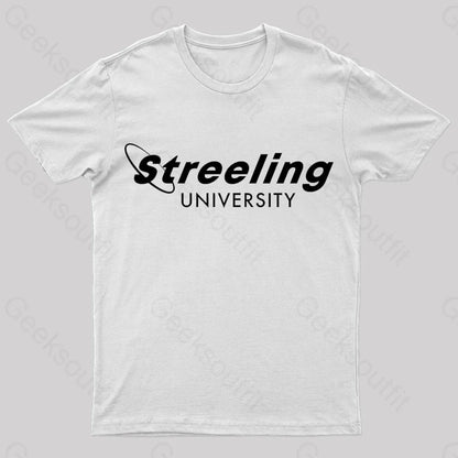 Streeling University Nerd T-Shirt White / S