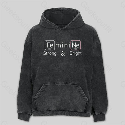 Strong And Bright Washed Hoodie M