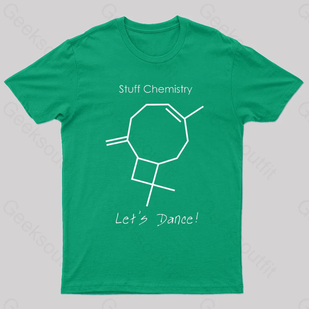 Stuff Chemistry Let’s Dance Geek T-Shirt Green / S