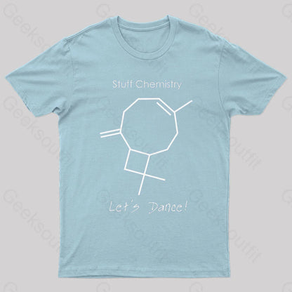 Stuff Chemistry Let’s Dance Geek T-Shirt Light Blue / S