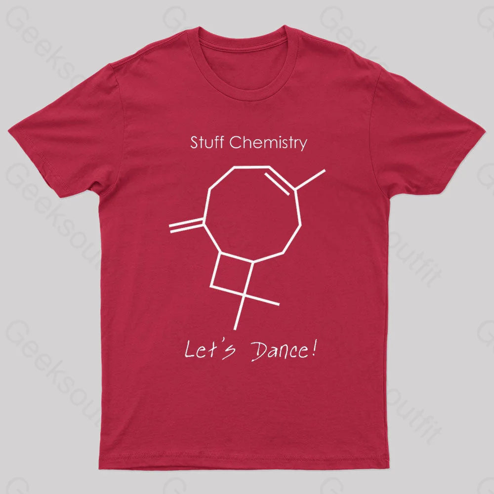 Stuff Chemistry Let’s Dance Geek T-Shirt Red / S