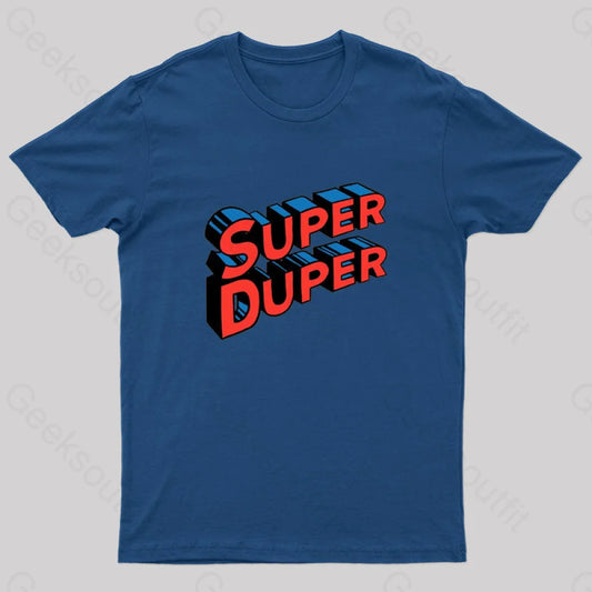 Super Duper Geek T-Shirt Navy / S