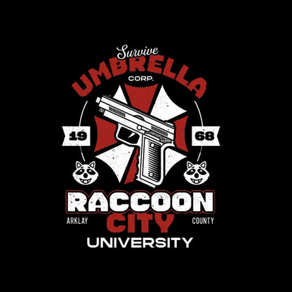 Survive Raccoon University Geek T-Shirt