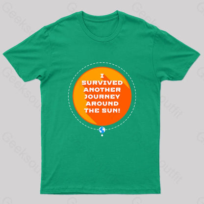 Survived Another Journey Geek T-Shirt Green / S