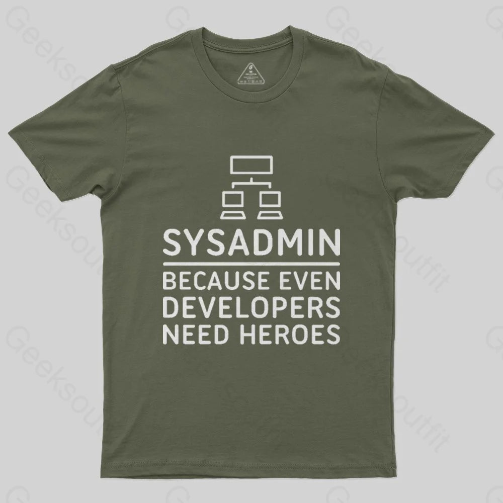 Sysadmin T-Shirt - Geeksoutfit