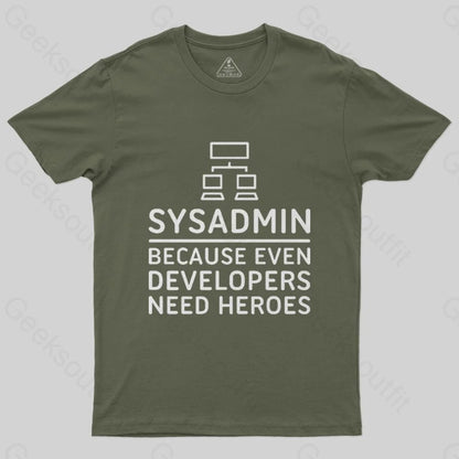 Sysadmin T-Shirt - Geeksoutfit