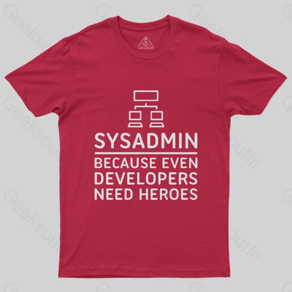 Sysadmin T-Shirt - Geeksoutfit