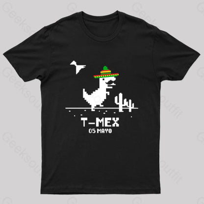 T-Mex Cinco De Mayo T-Shirt Black / S