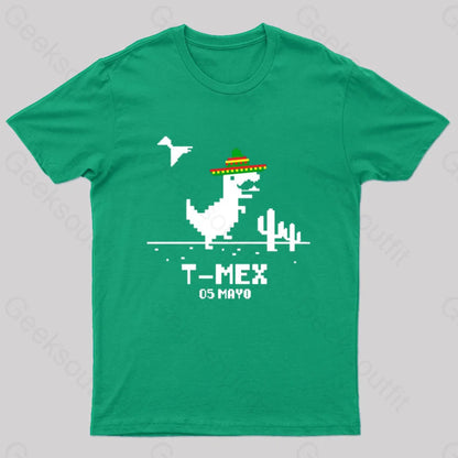 T-Mex Cinco De Mayo T-Shirt Green / S