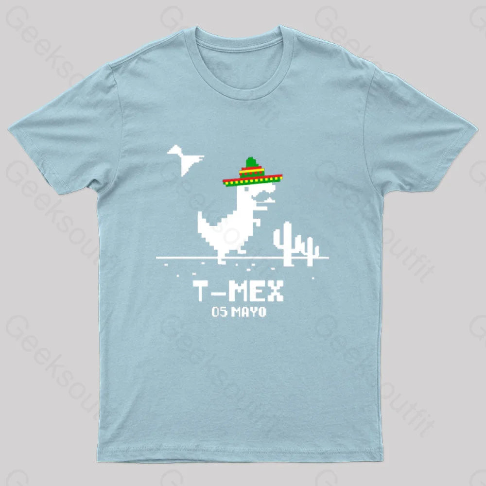 T-Mex Cinco De Mayo T-Shirt Light Blue / S