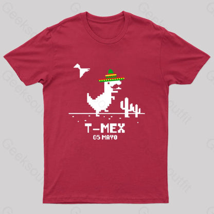 T-Mex Cinco De Mayo T-Shirt Red / S