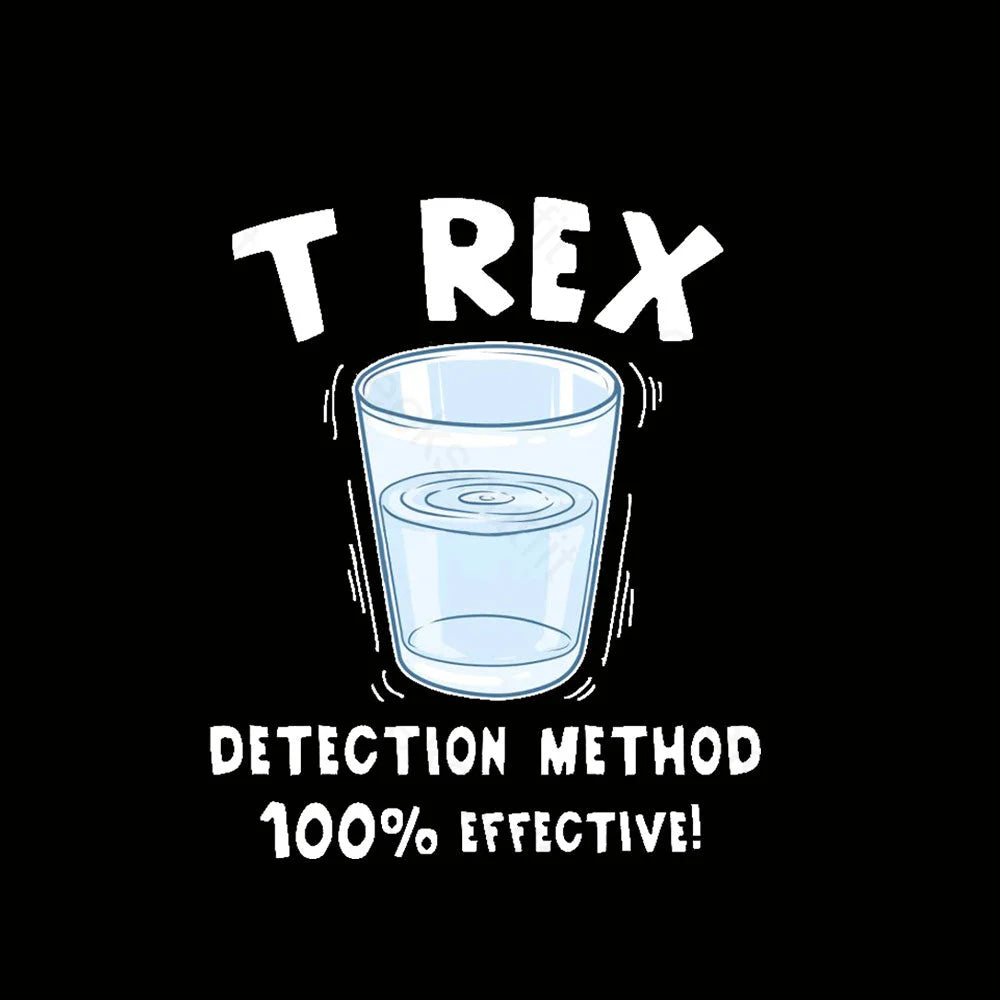 T Rex Detection Method Nerd T-Shirt