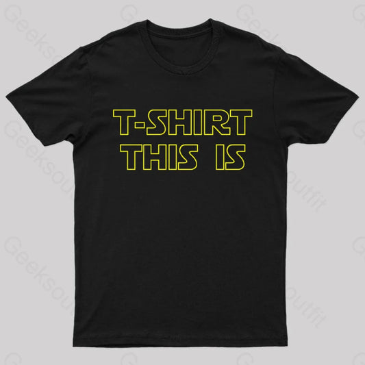 T-Shrt This Is Geek T-Shirt Black / S