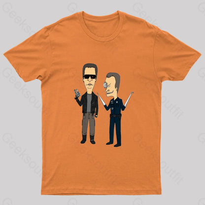 T800 And T1000 T-Shirt Orange / S