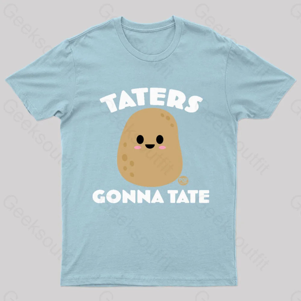 Taters Nerd T-Shirt Light Blue / S