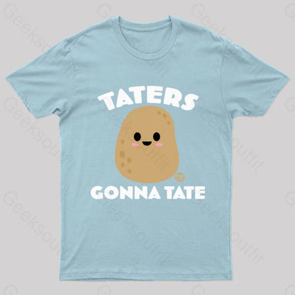 Taters Nerd T-Shirt Light Blue / S