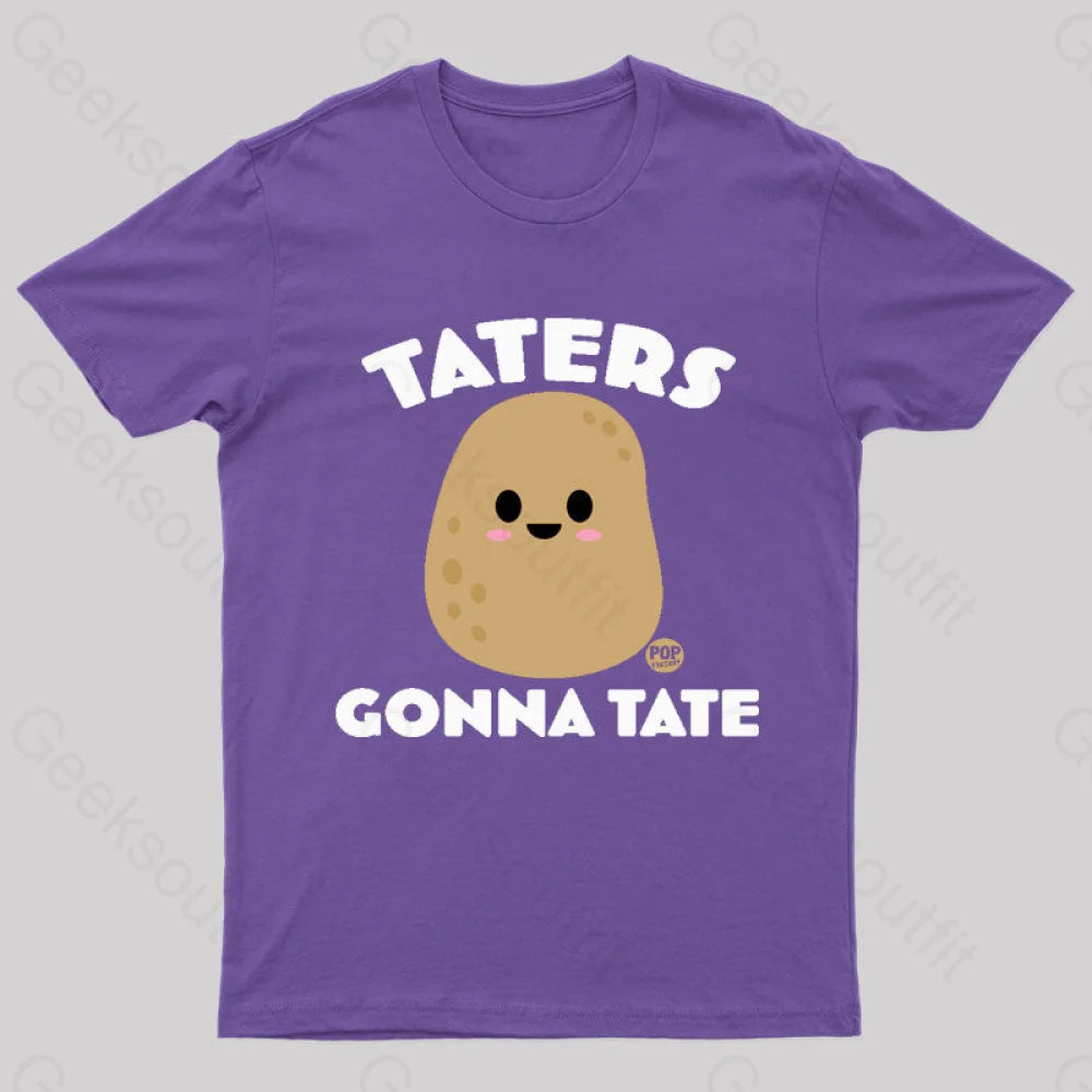 Taters Nerd T-Shirt Purple / S