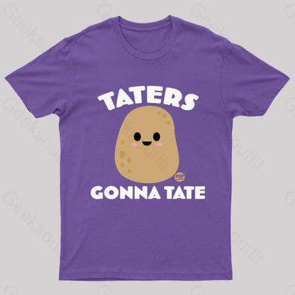 Taters Nerd T-Shirt Purple / S