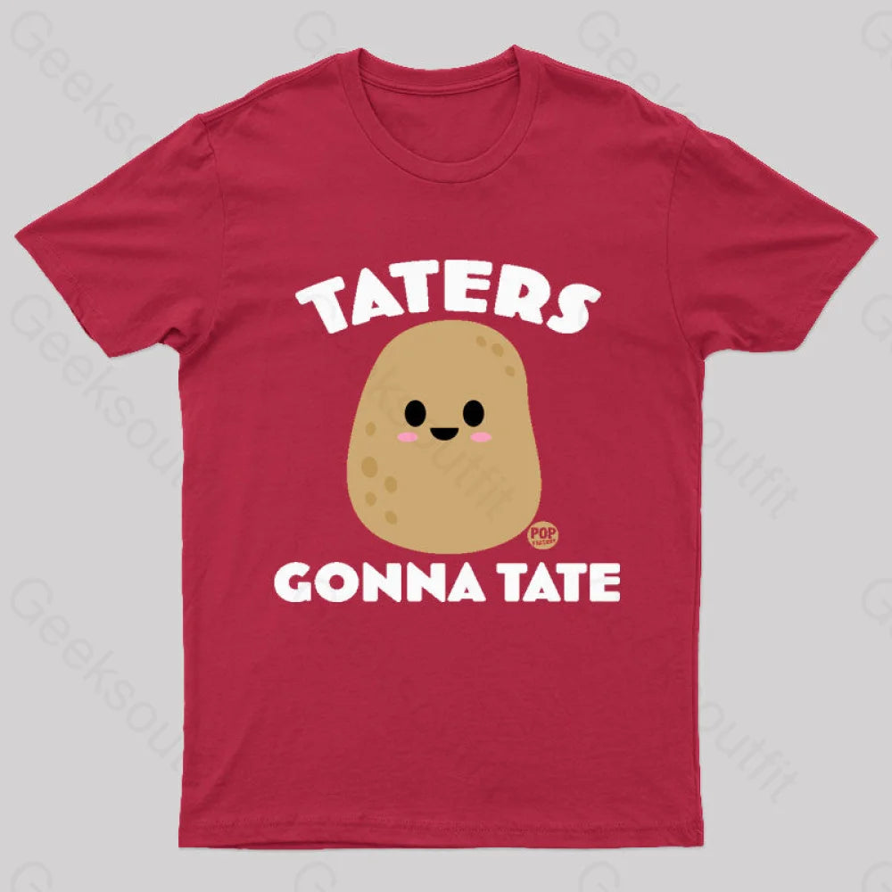 Taters Nerd T-Shirt Red / S