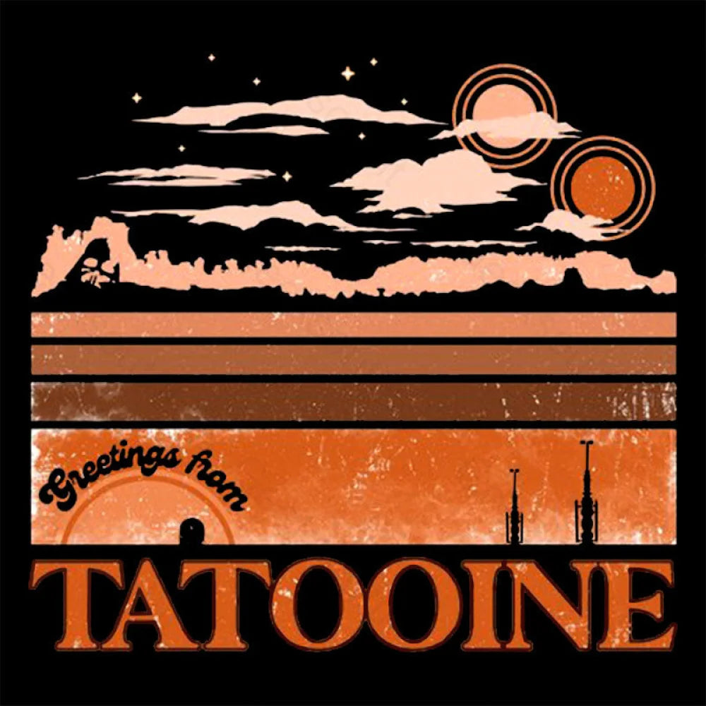 Tatooine Greetings Nerd T-Shirt