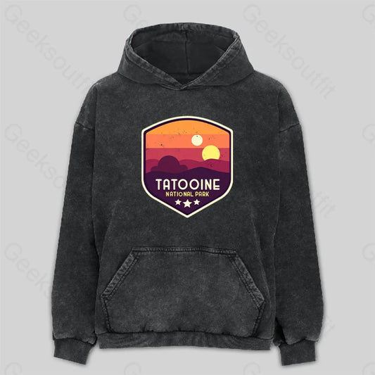 Tatooine National Park Emblem Washed Hoodie M