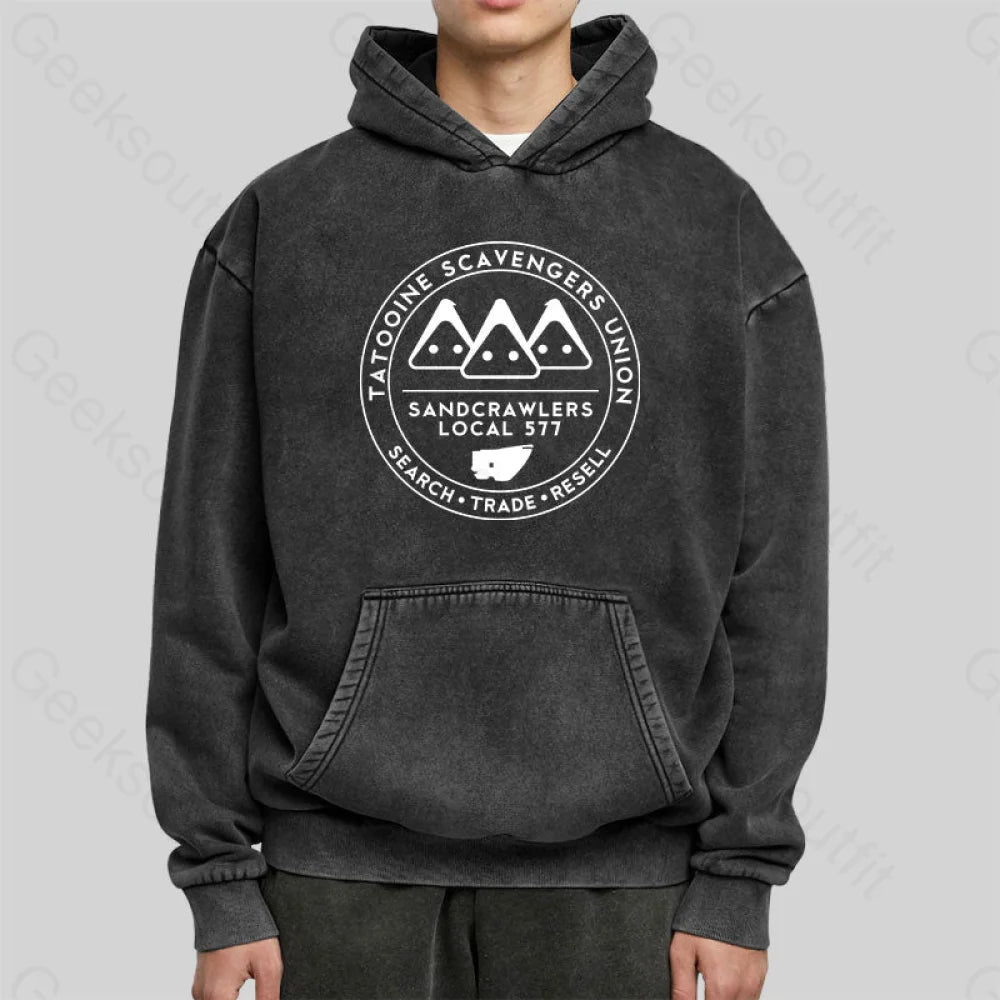 Tatooine Scavengers Union Washed Hoodie