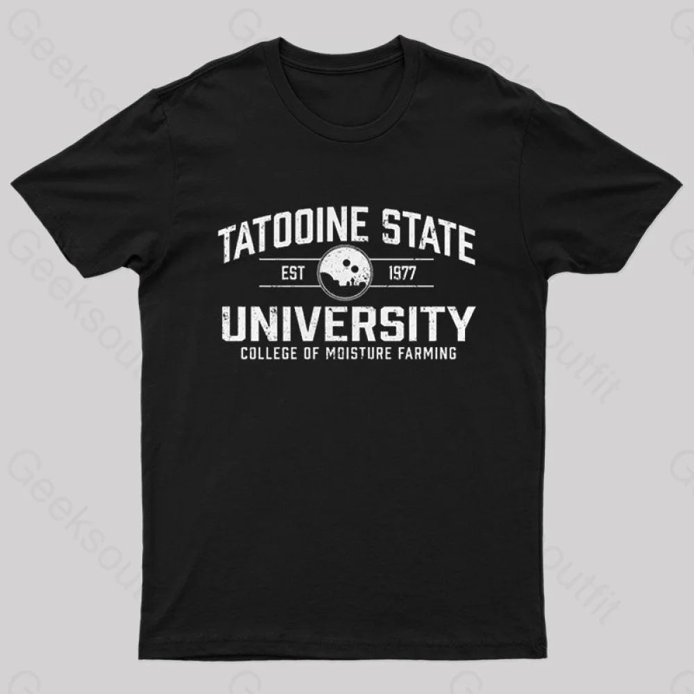 Tatooine State University T-Shirt Black / S