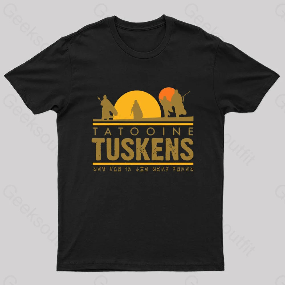 Tatooine Tuskens Geek T-Shirt Black / S