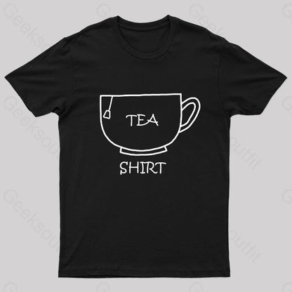 Tea Shirt Nerd T-Shirt Black / S