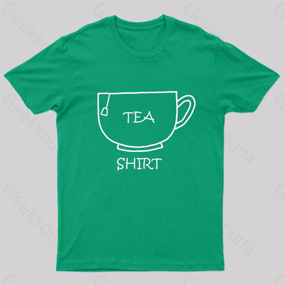 Tea Shirt Nerd T-Shirt Green / S