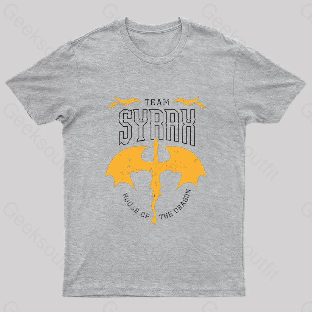 Team Syrax Nerd T-Shirt Grey / S